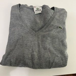 Lacoste gray sweater